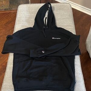 Champion Men's Black Pullover Hoodie